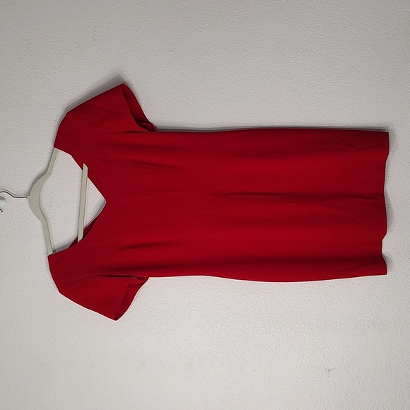 Vintage Preview Collection Red Short Sleeve Dress Size 6 - Picture 1 of 6